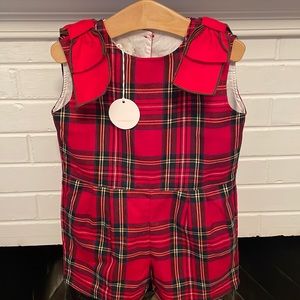 NWT Tartan Sal & Pimenta romper